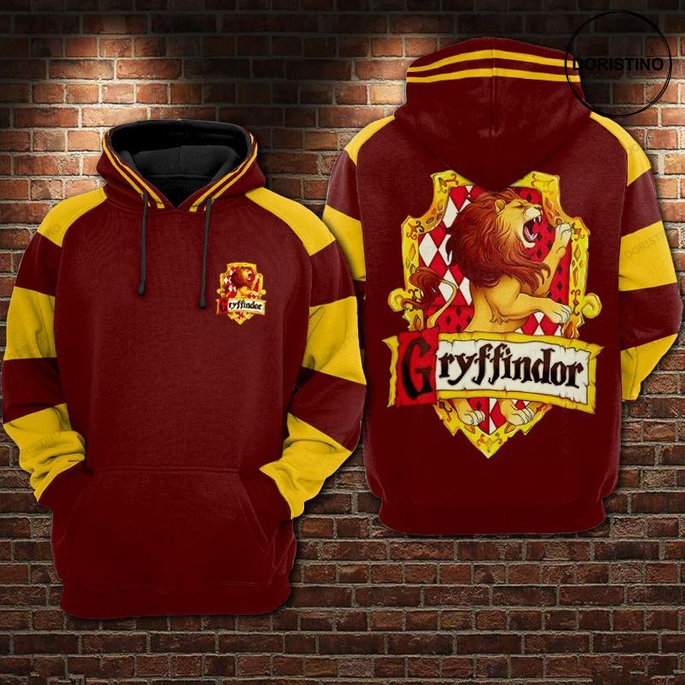 Gryffindor Harry Potter Awesome 3D Hoodie