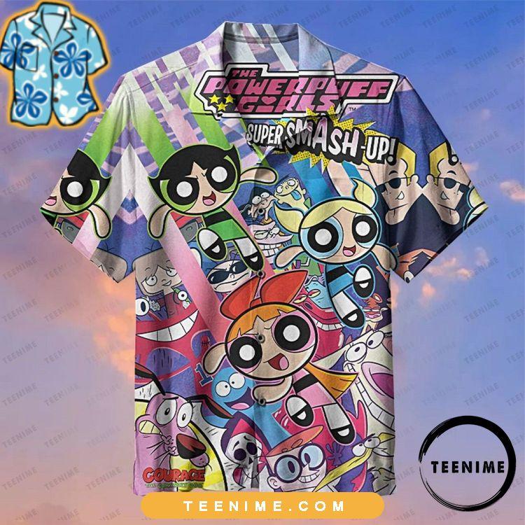 Bubbles Powerpuff Girls Full Printing Teenime Hawaiian Shirt
