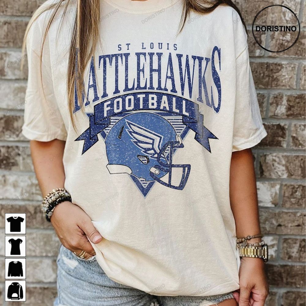 St Louis Football Vintage Xfl American Football St Louis Team St Louis St Louis Tee Unisex Oversized Limited Edition T-shirts