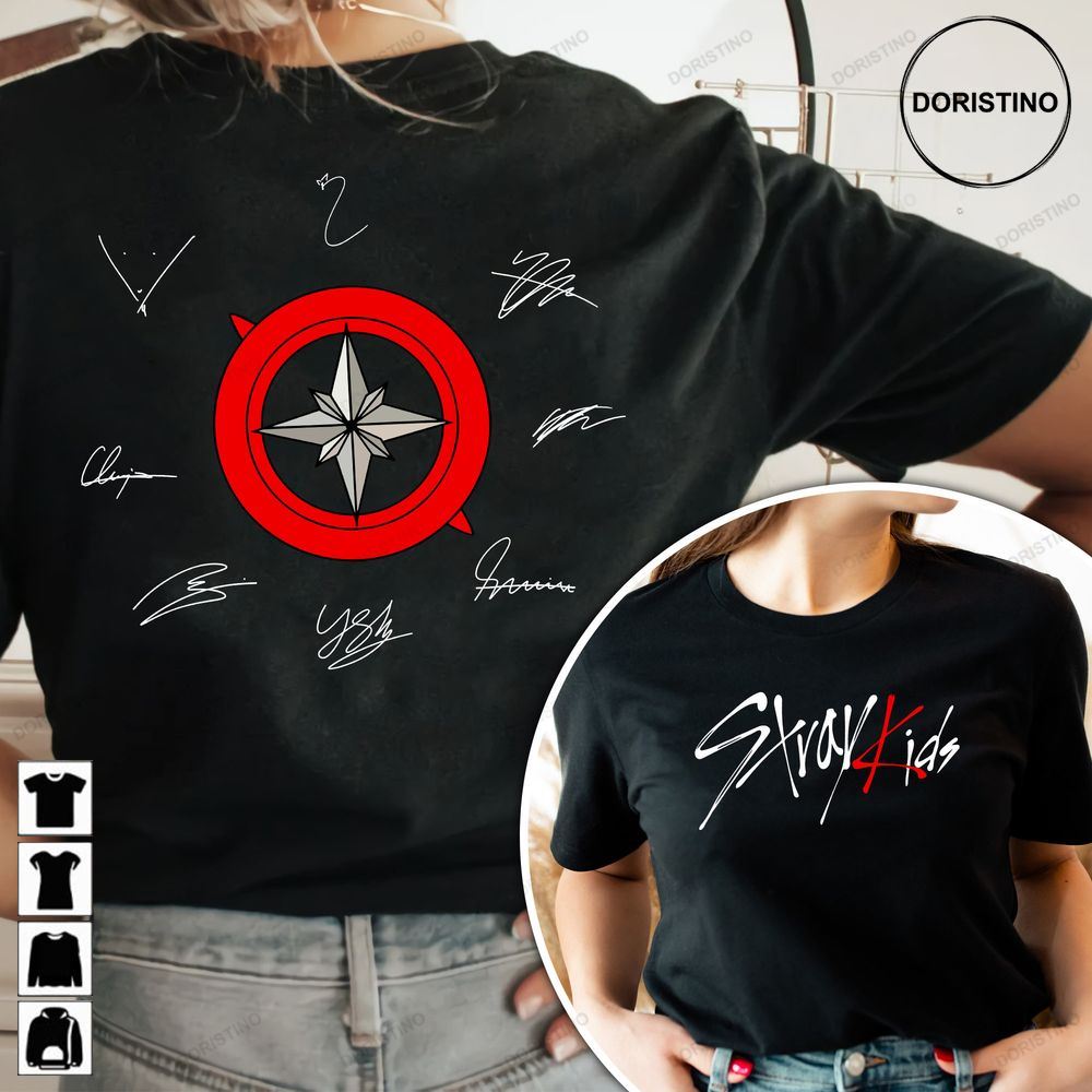 Stray Stray World Tour Maniac Stray Han In Seungmin Hyunjin Changbin Lee Know Felix Bang Chan Limited Edition T-shirts