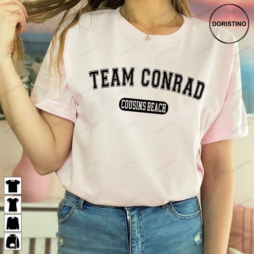 Team Conrad Cousin Beach Conrad And Belly Summer Cousin Beach I Turned Pretty Summer Vacation Limited Edition T-shirts