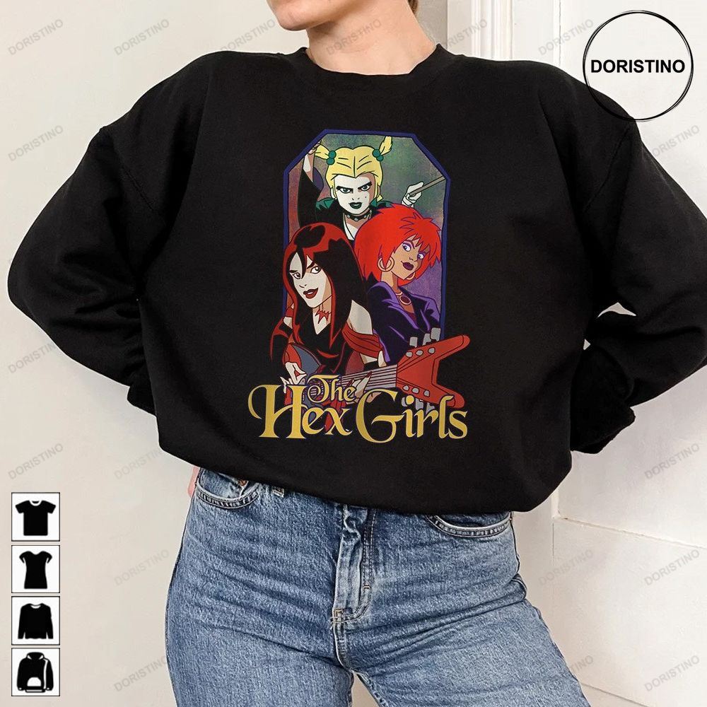 The Hex Girls Eco Goth Rock Band The Hex Girls Rock Band 90s The Hex Girls For Fans Music Limited Edition T-shirts