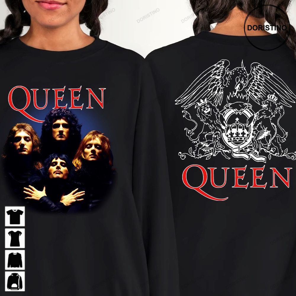 The Queen Crest Logo 90s Queen Band Queen Rock Band Queen Freddie Mercury Rock Music For Fans Trending Style