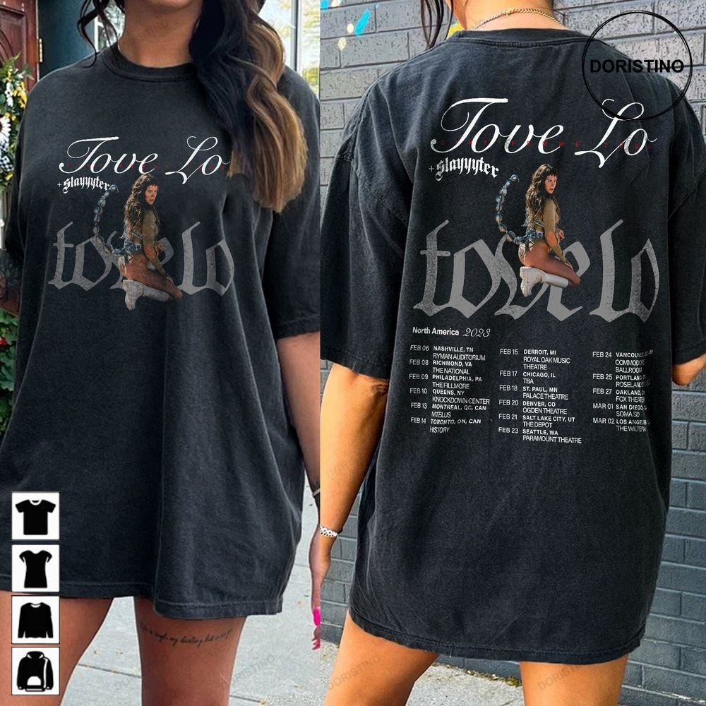 Tove Lo Dirt Femme North American 2023 Tour Tove Lo Dirt Femme Tove Lo Concert Gifts For Fan Trending Style