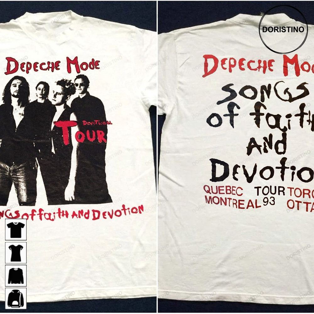 Vintage 1993 Depeche Mode Song Of Faith And Devotional Tour