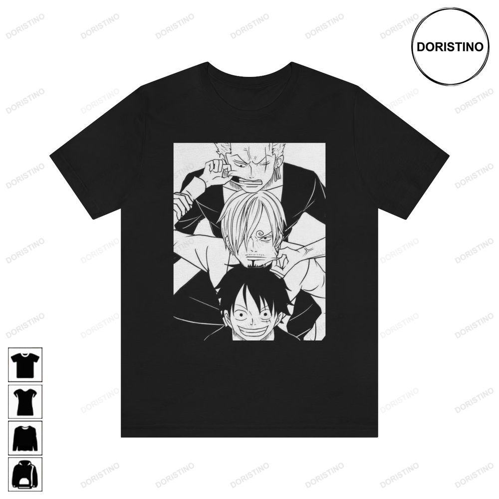 Luffy X Zoro X Sanji X One Piece Premium Aesthetic Premium Limited Edition T-shirts