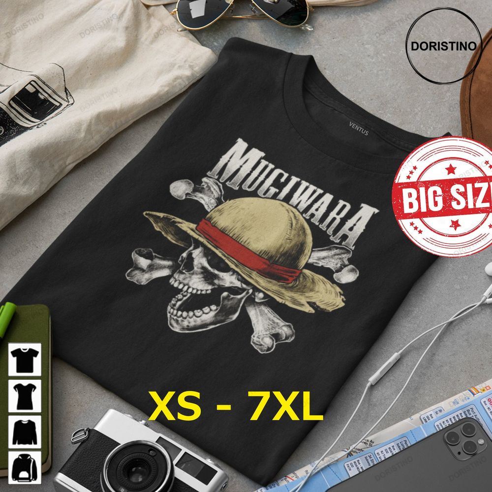 One Piece Luffy Skull Anime Vintage Art Awesome Shirts