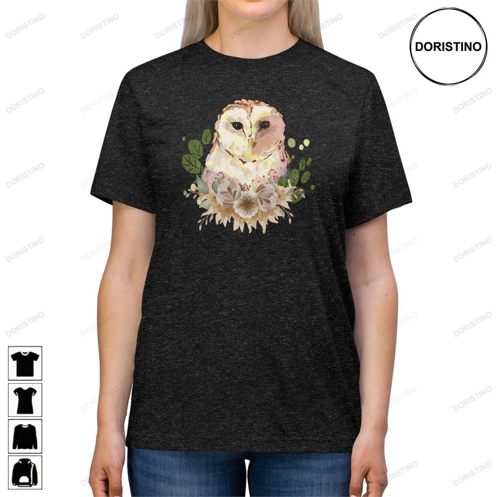 Owl Owl Print Bird Unisex Owl Printed Ultra Awesome Shirts