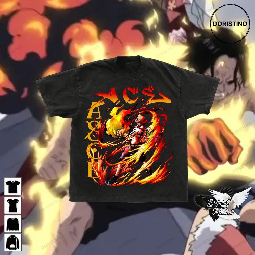 Portgas D Ace One Piece Vintage Ace Anime Trending Style