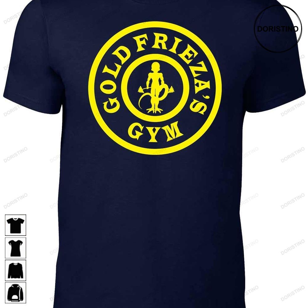 Reality Glitch Mens Gold Friezas Gym Trending Style