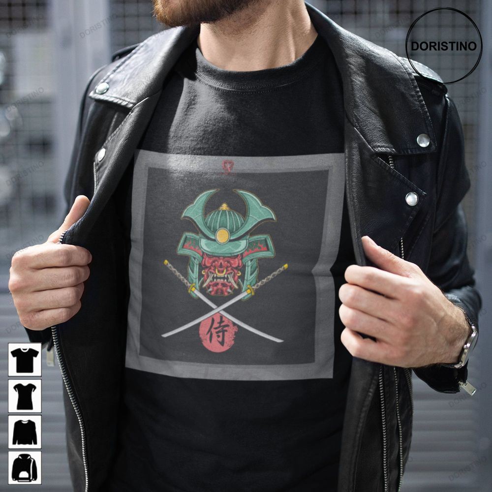 Shogun Oni Samurai Usa Made Cotton Unisex Alternative Awesome Shirts