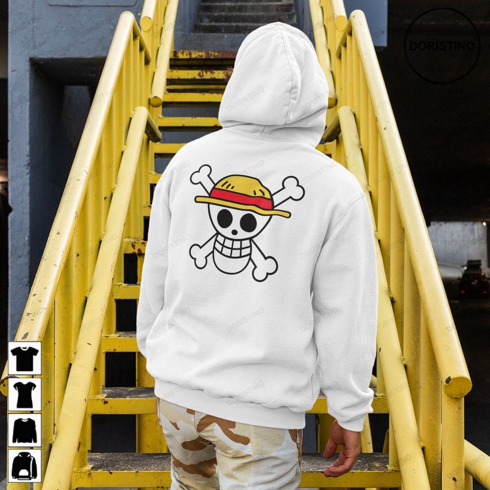 Strawhat Pirate Flag Frontback Awesome Shirts