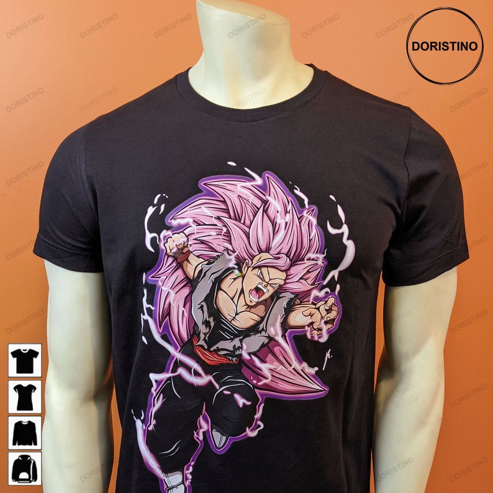 Super Saiyan 3 Rosé Oversized Graphic Limited Edition T-shirts