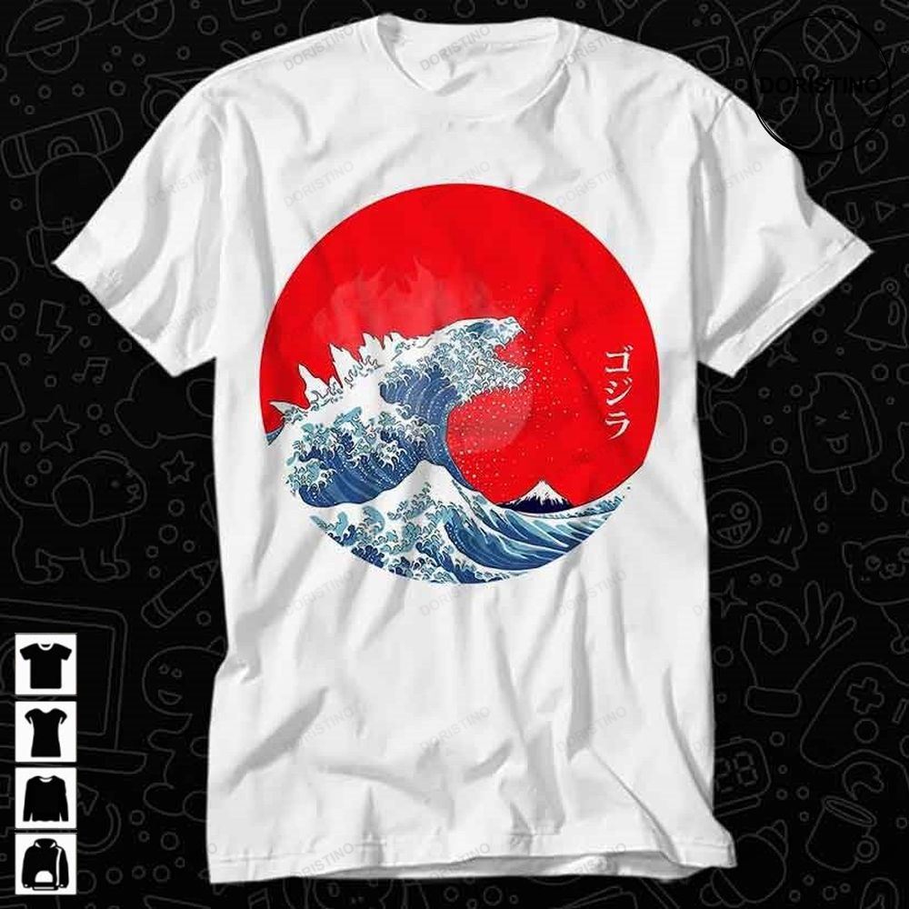 Tiger Great Wave Off Kanagawa Ramen Japan Gift For Awesome Shirts