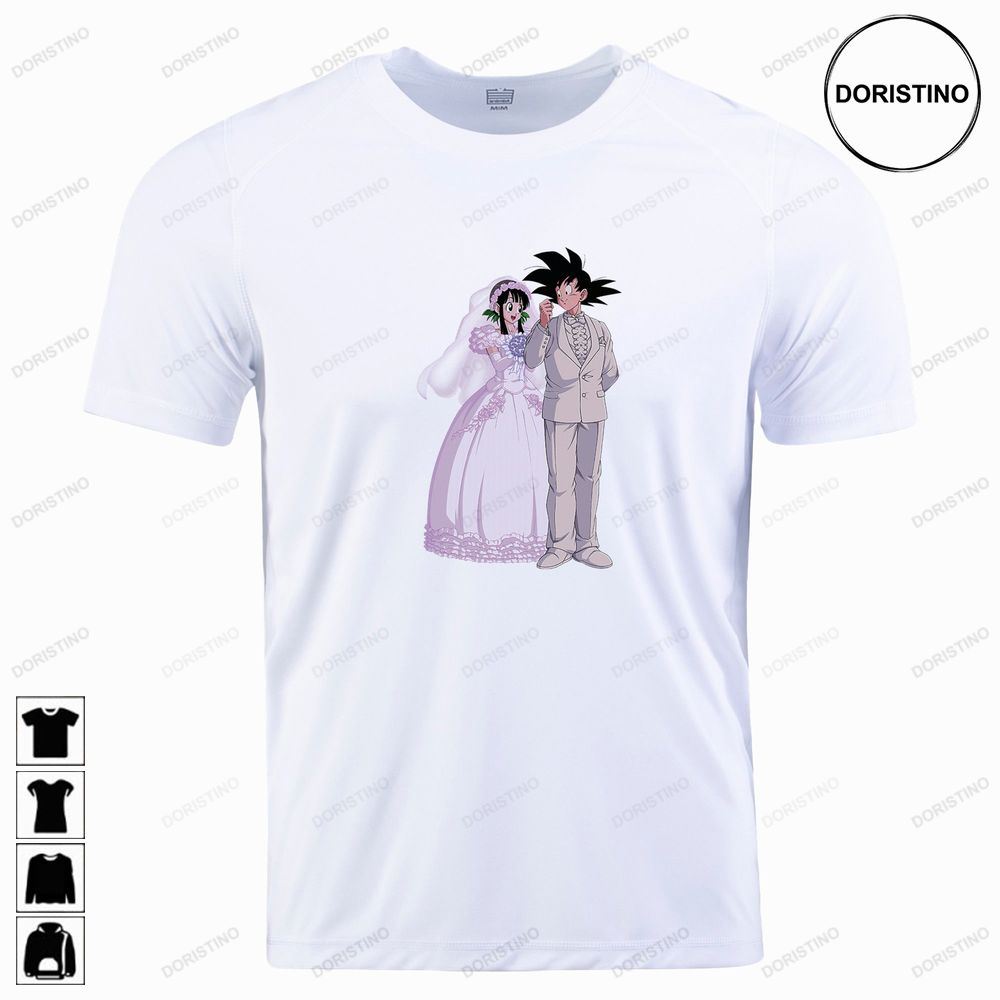 Wedding Goku And Chichi From Dragon Ball Z Dragon Awesome Shirts