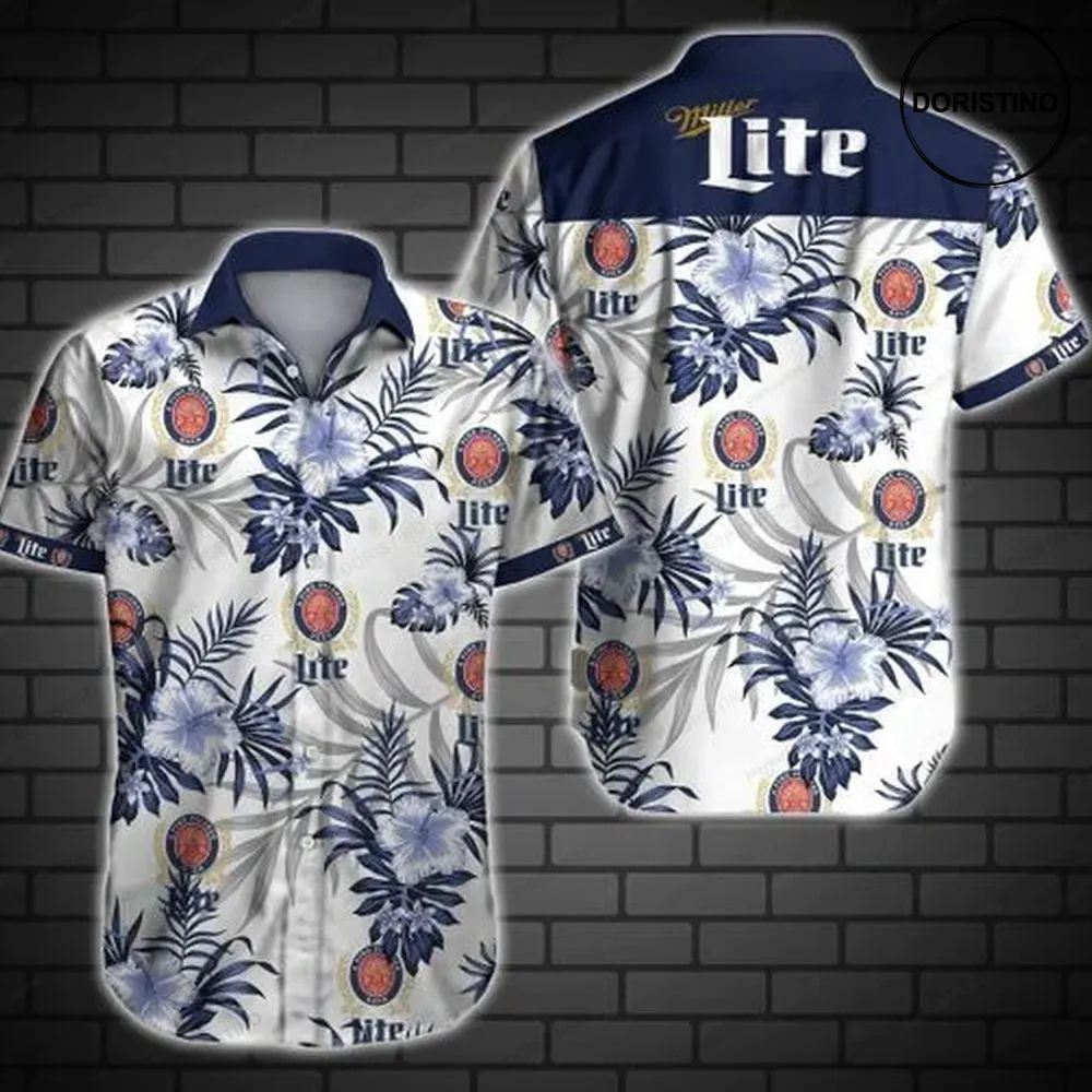 Miller Lite Iii Awesome Hawaiian Shirt