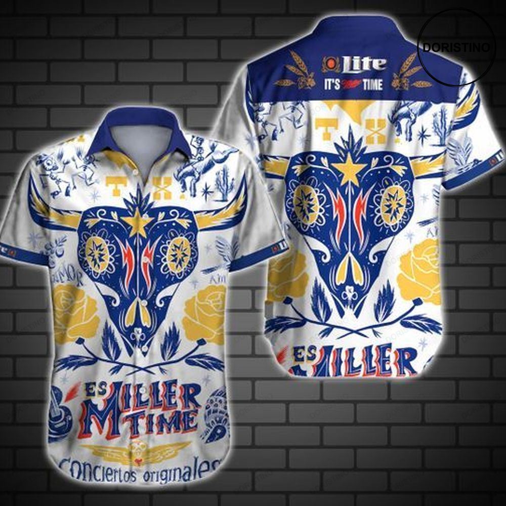 Miller Lite Iv Hawaiian Shirt