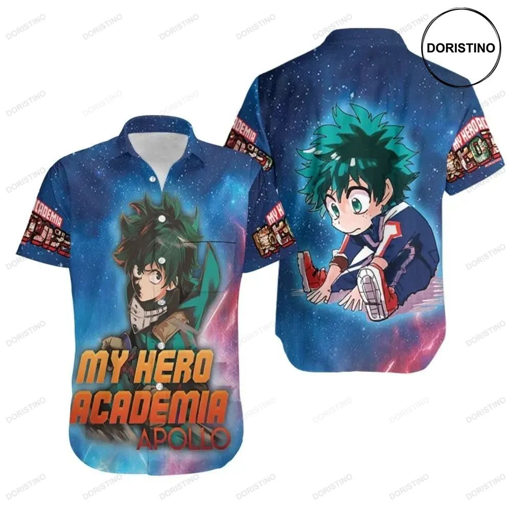 My Hero Academia Chibi Midoriya Izuku Galaxy Limited Edition Hawaiian Shirt