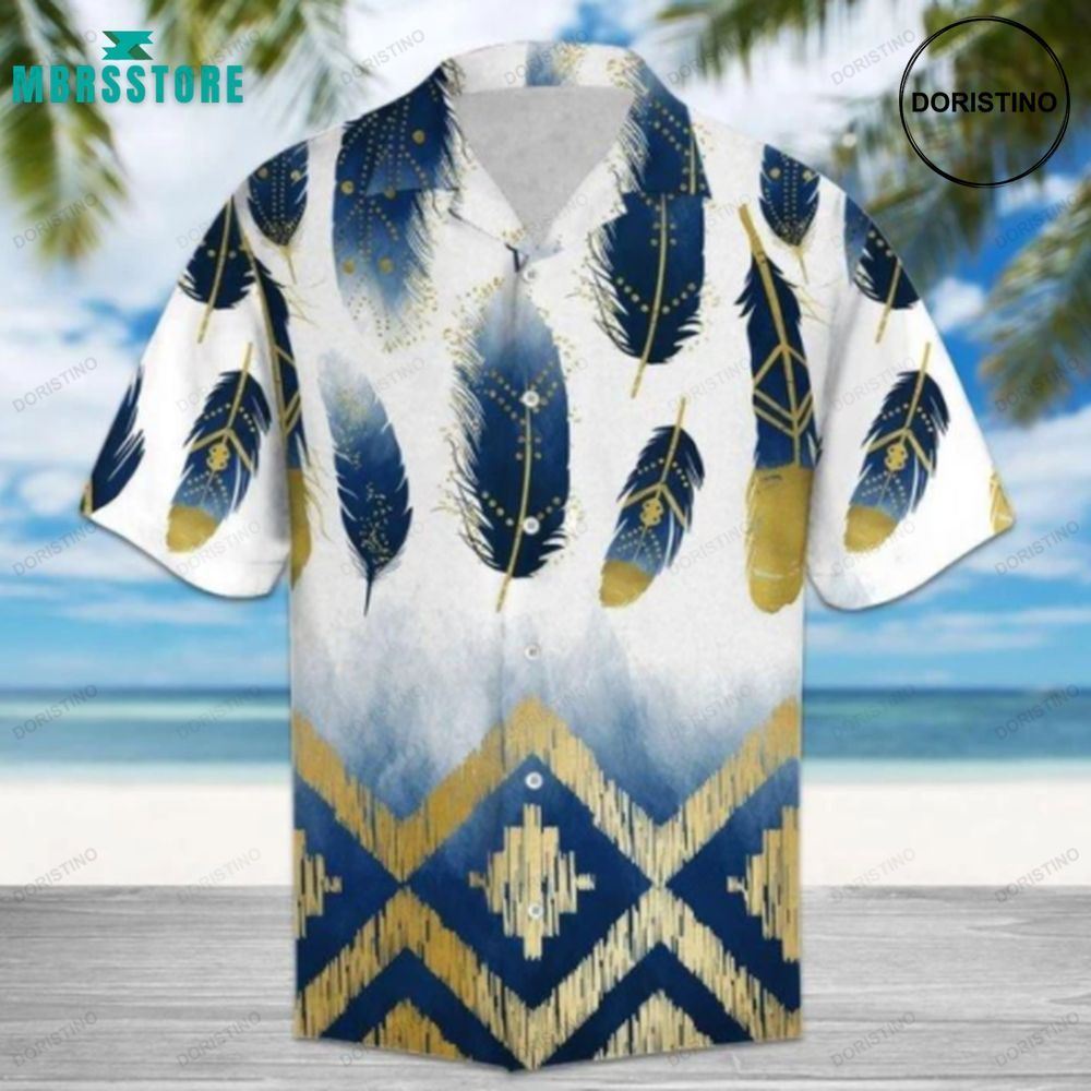 Native America Summer Short Sleeve Vintage Social Beach Hawaiian Shirt