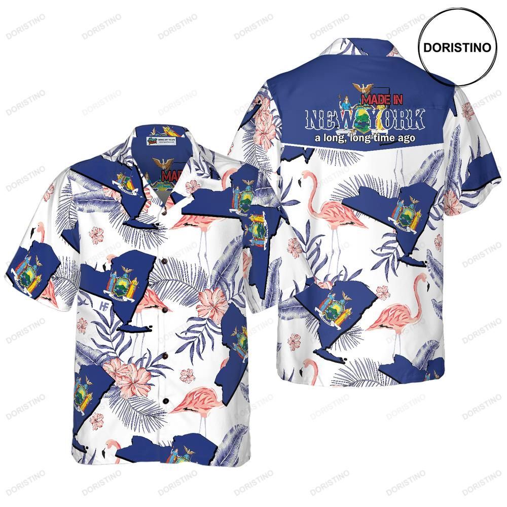 New York Made In Long Time Awesome Hawaiian Shirt