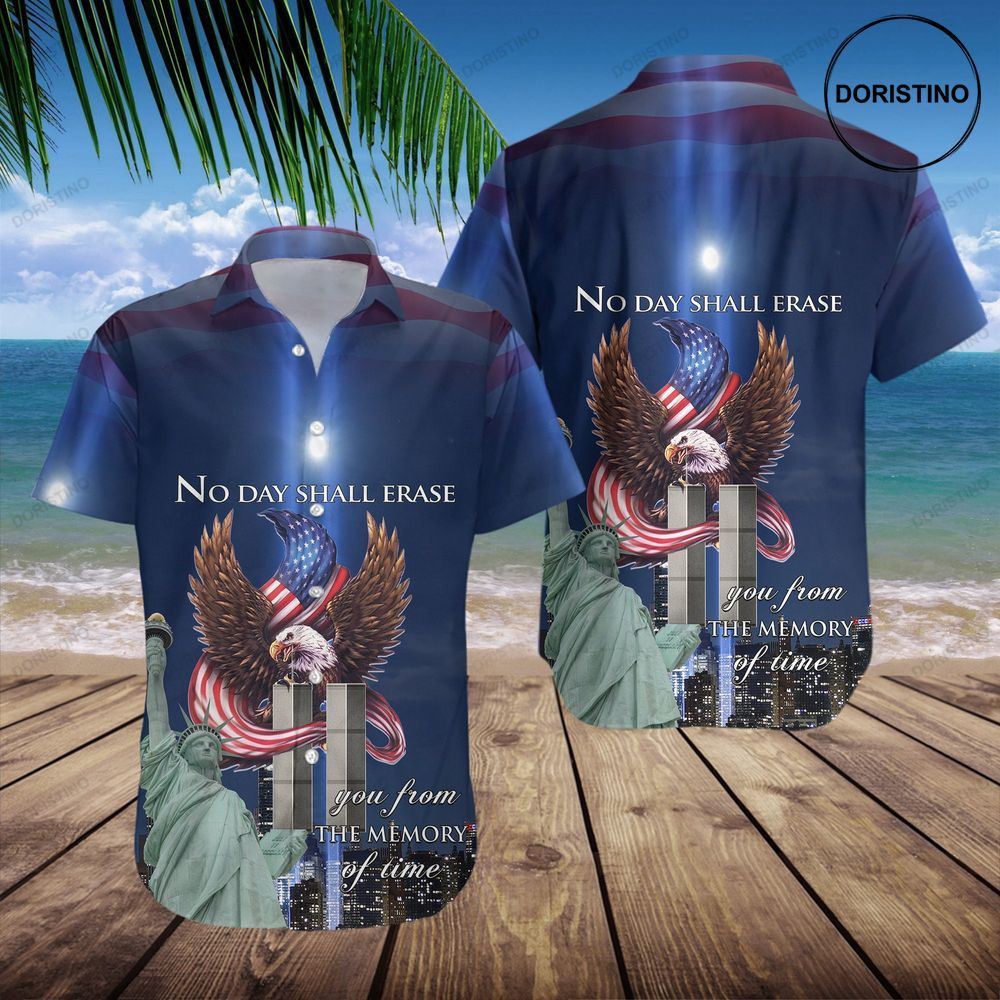 No Day Shall Erase United States 911 Us Eagle Summer Limited Edition Hawaiian Shirt
