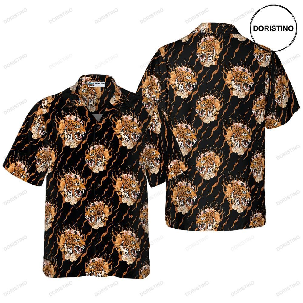Oriental Tattoo Tiger Limited Edition Hawaiian Shirt