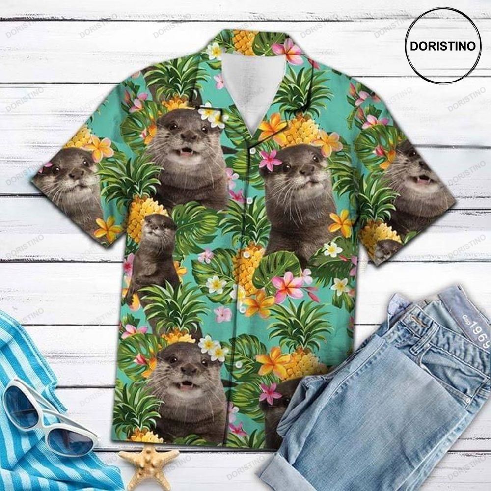 Otter Fruit Hawaiian Shirt