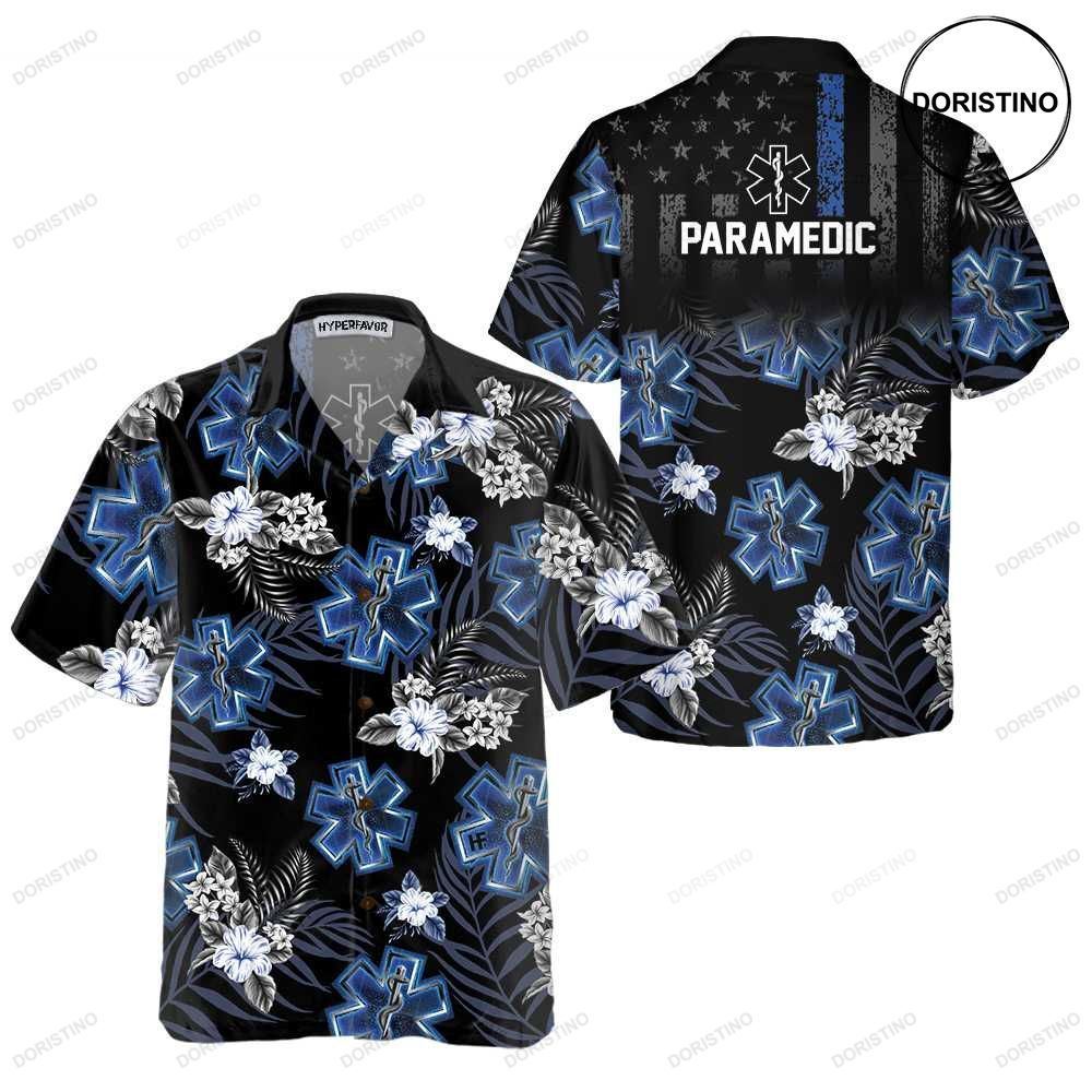 Paramedic The Blue Parademic For Men Paramedic Gift Ideas Limited Edition Hawaiian Shirt