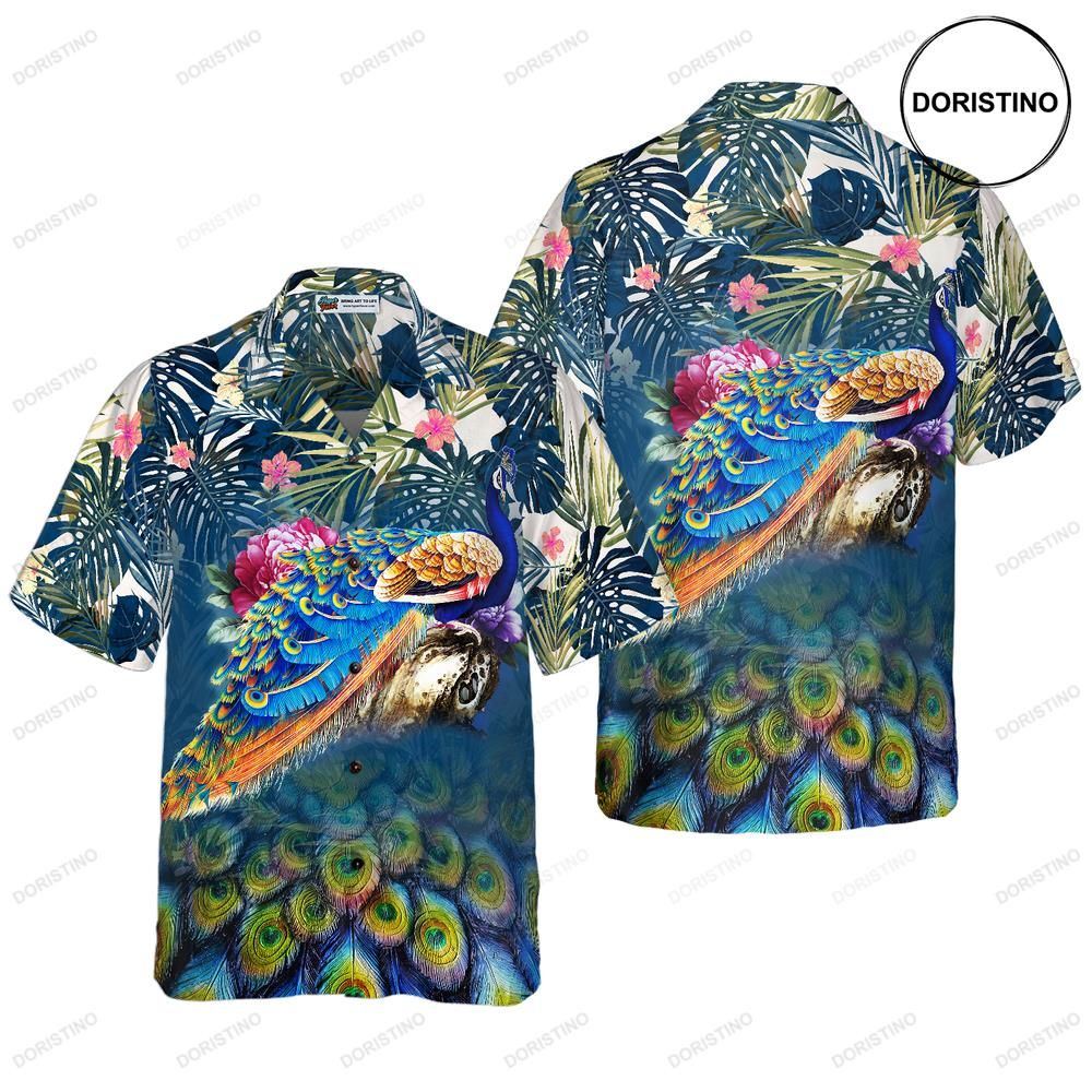 Peacock Hawaiian Shirt