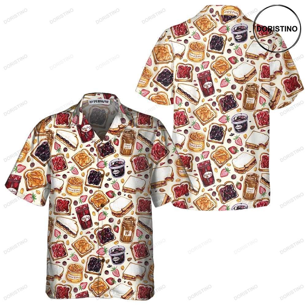 Peanut Butter And Jelly Funny Peanut Butter Gift For Peanut Butter Lovers Hawaiian Shirt