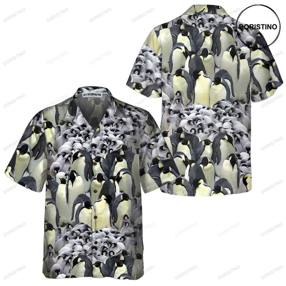 Penguin 3d Printed Cool Penguin For Men Penguin Themed Gift Idea Awesome Hawaiian Shirt