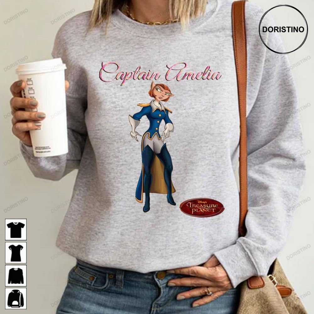 Captain Amelia Treasure Planet Awesome Shirts