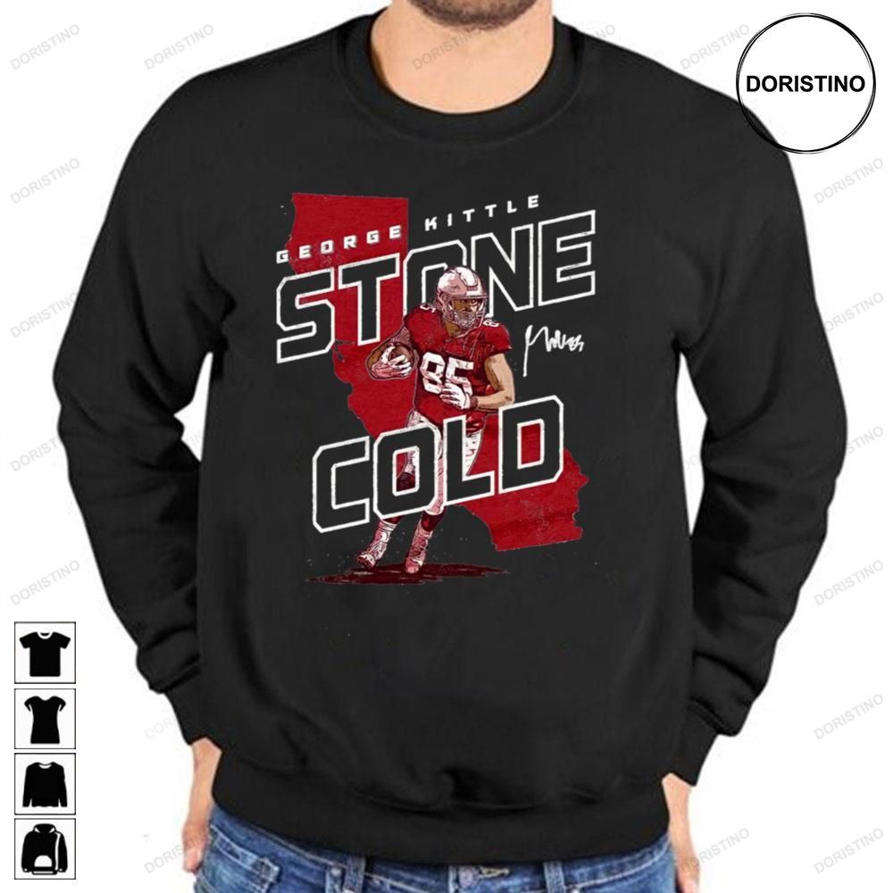 George Kittle Stone Cold Colorful Retro Art Football Limited Edition T-shirts