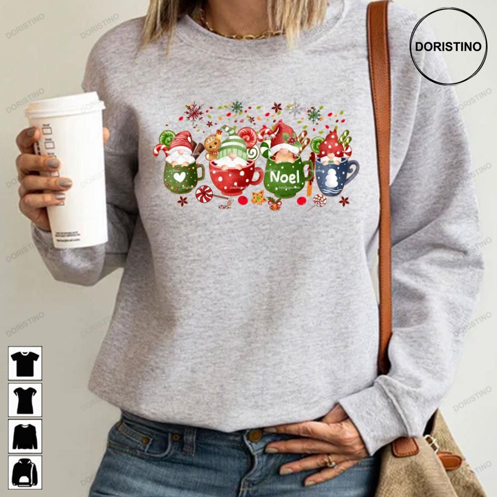Gnomes Latte Iced Warm Cozy Winter Iced World Christmas Limited Edition T-shirts