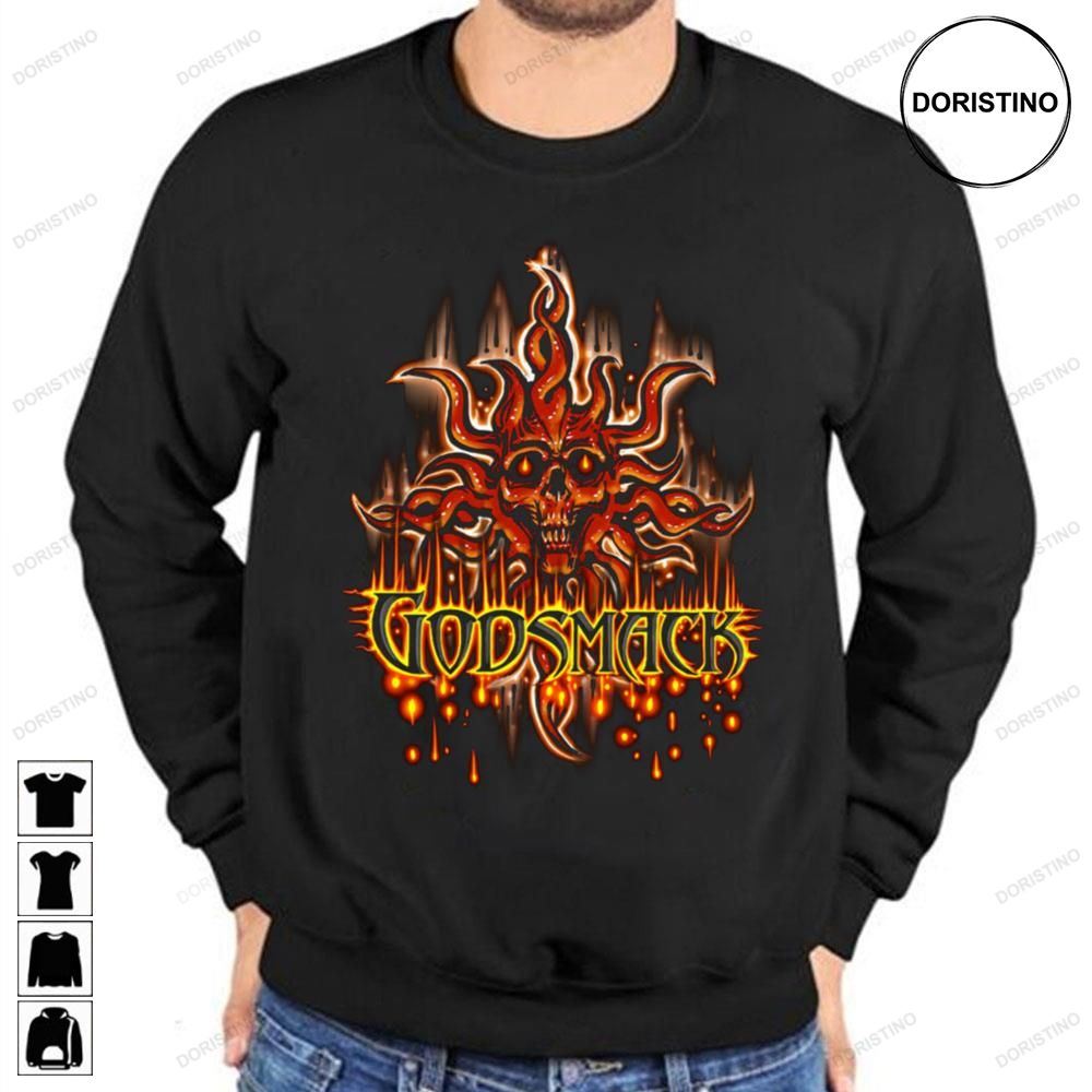 Godsmack Skull Horror Graphic Art Awesome Shirts