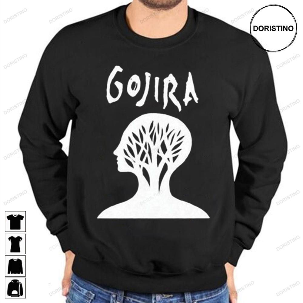 Gojira Band White Art Trending Style