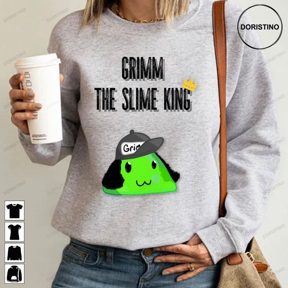 Grimm The Slime King Funny Art Vintage Graphic Anime Awesome Shirts