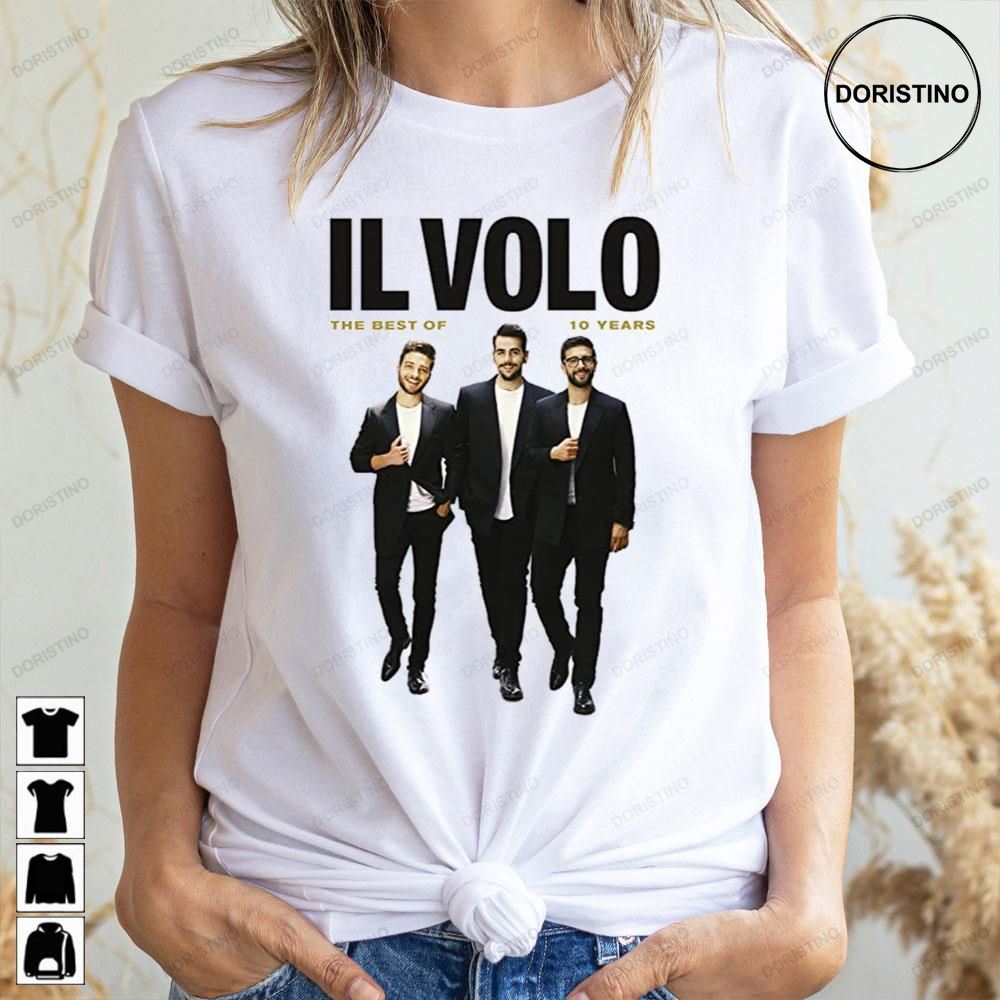 The Best Of 10 Years Il Volo Limited Edition T-shirts