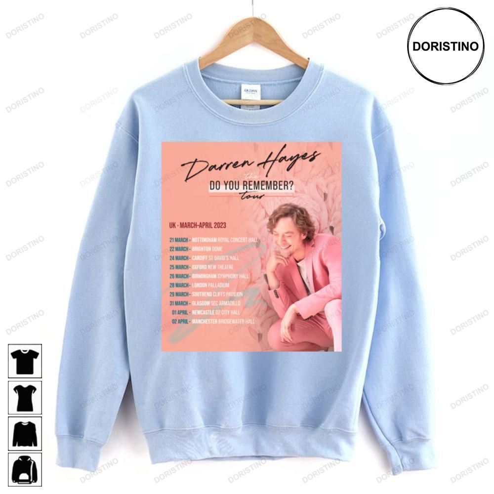 The Do You Remember Darren Hayes Limited Edition T-shirts