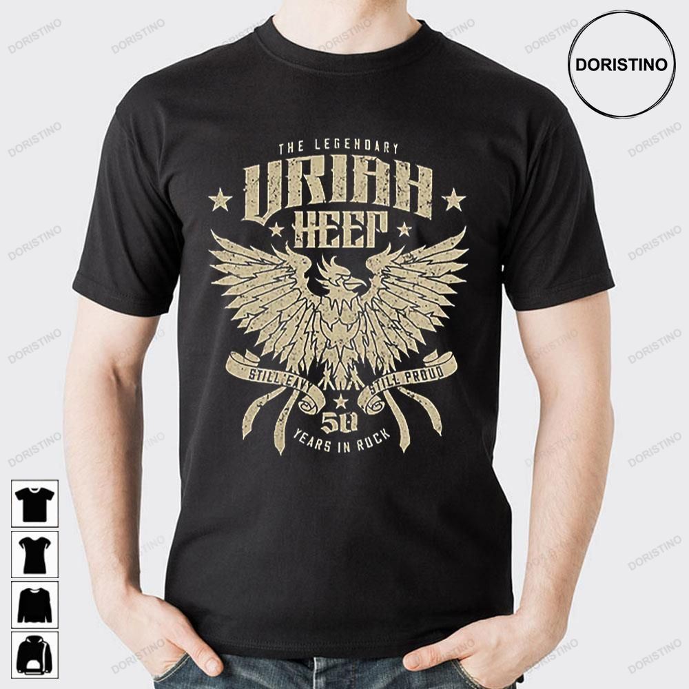 The Legendary Uriah Heep 50 Years In Rock Awesome Shirts