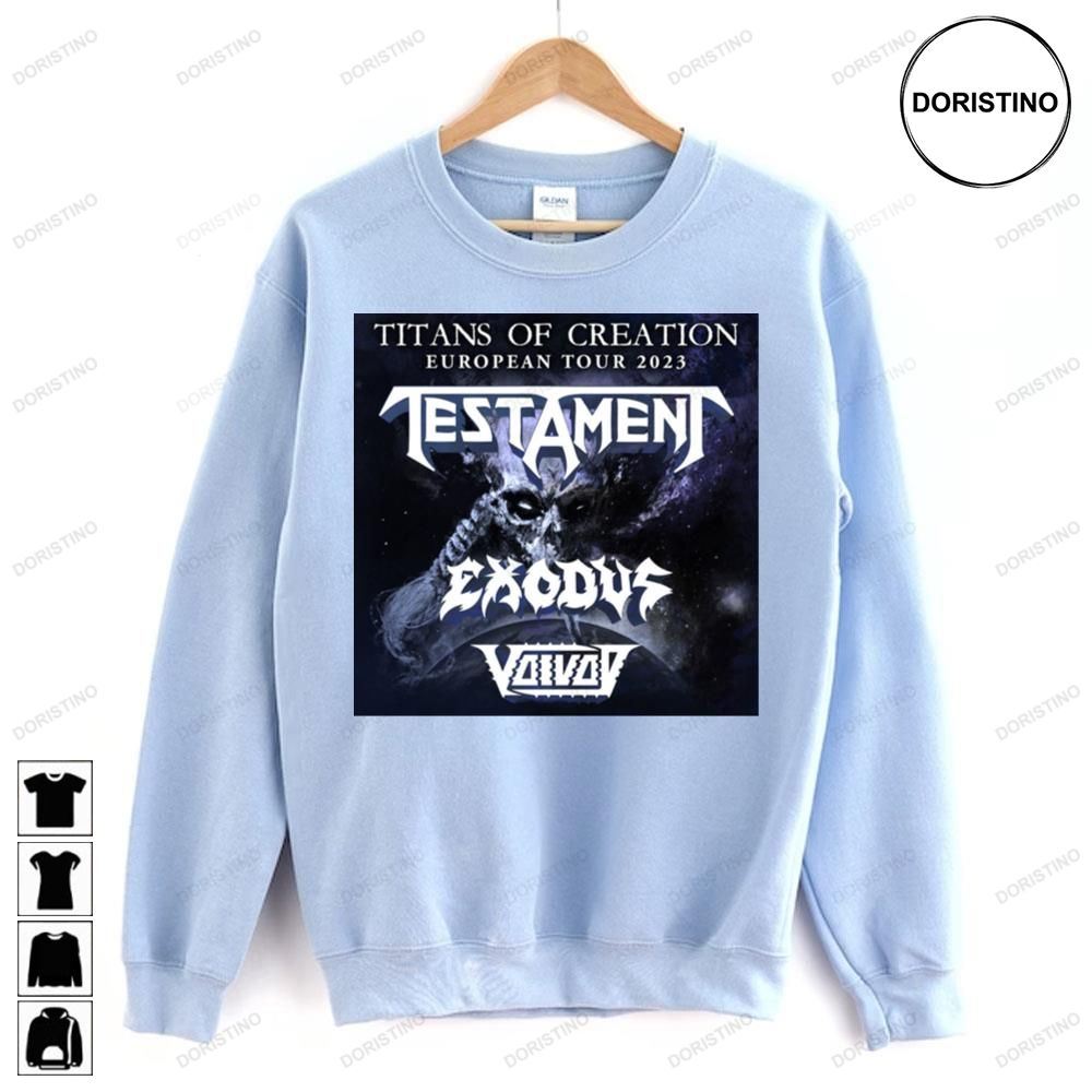 Titans Of Creation European Summer Festival Testament Exodus Vaivay Awesome Shirts