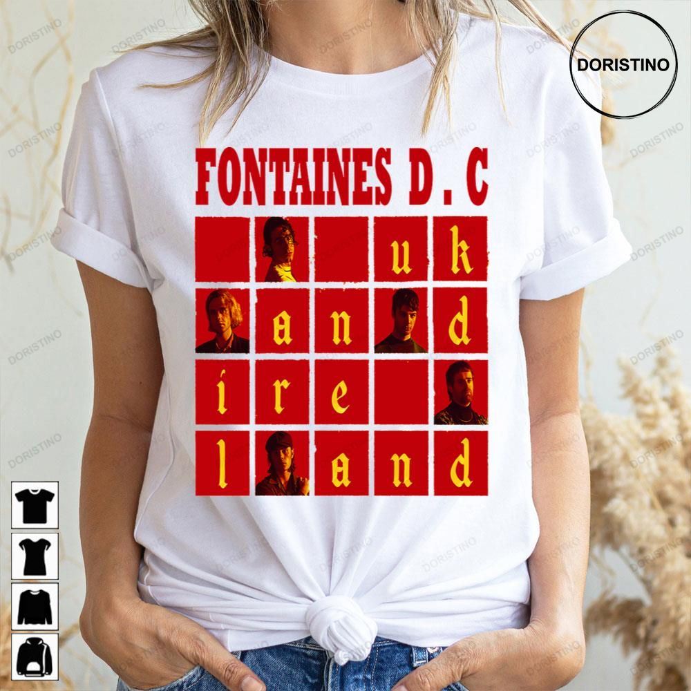 Uk And Ireland Fontaines Dc Limited Edition T-shirts