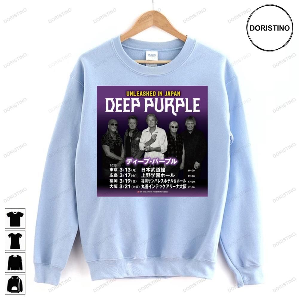 Uleashed In Japan Deep Purple Awesome Shirts