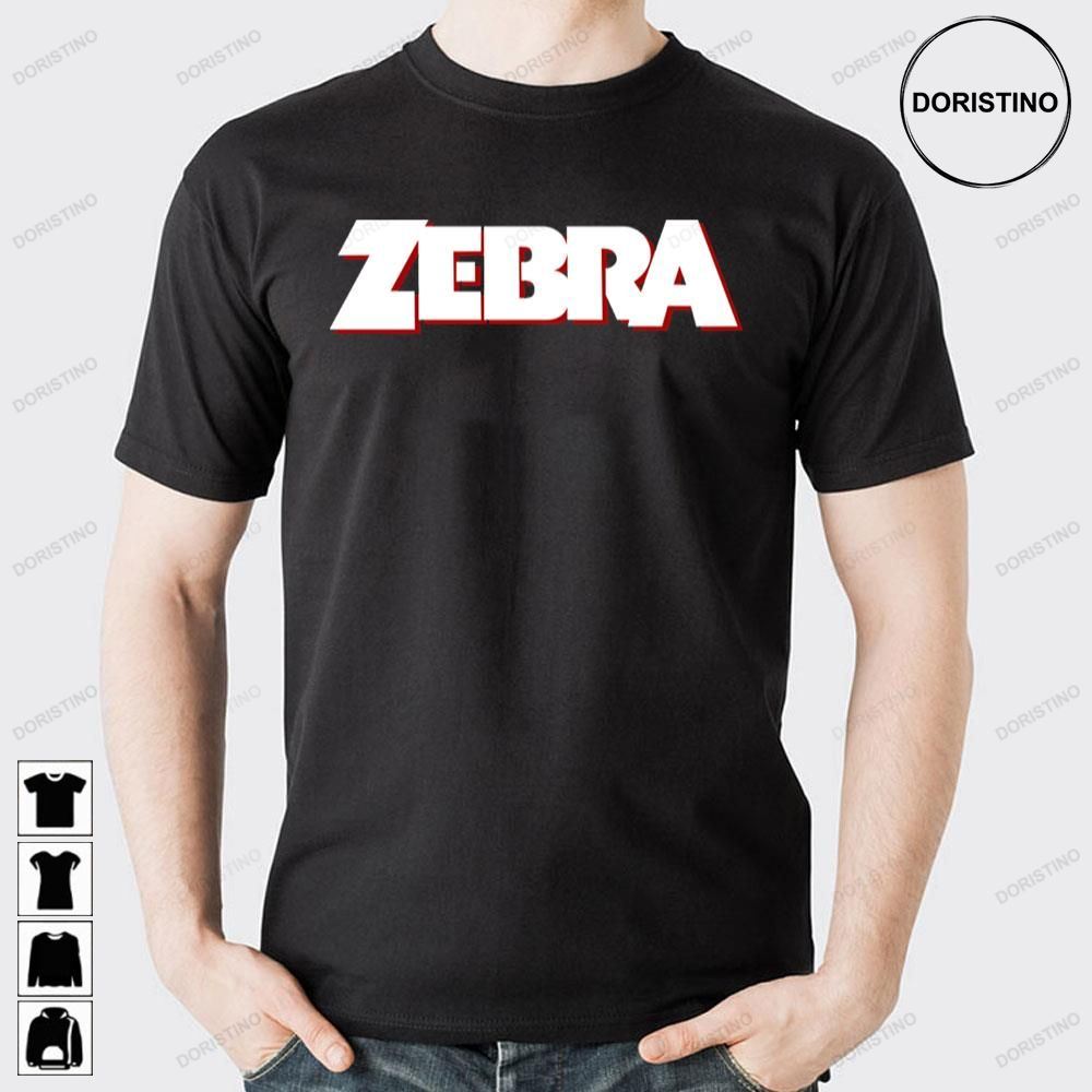 White Logo Zebra Awesome Shirts