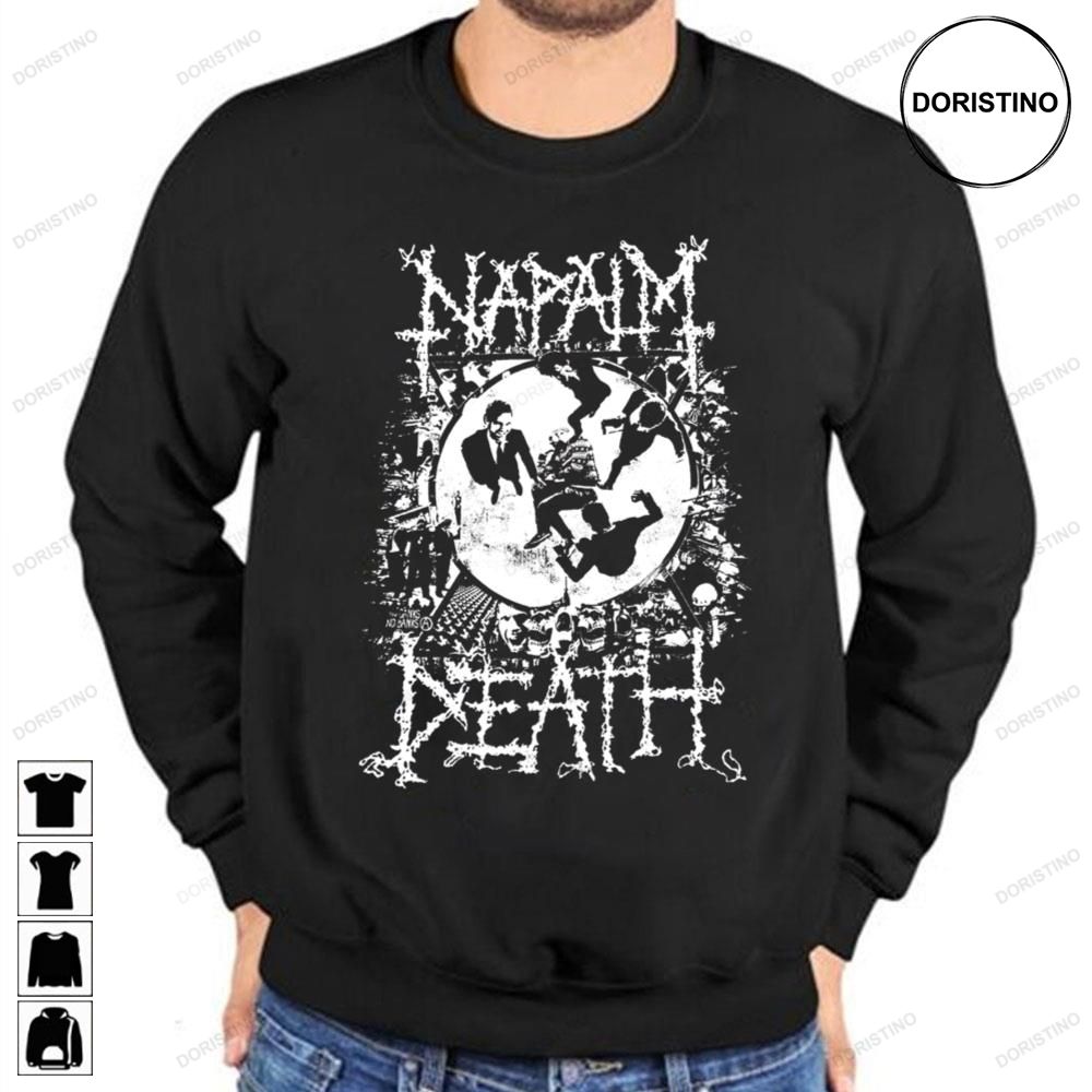 Napalm Death Whtie Grindcore Trending Style