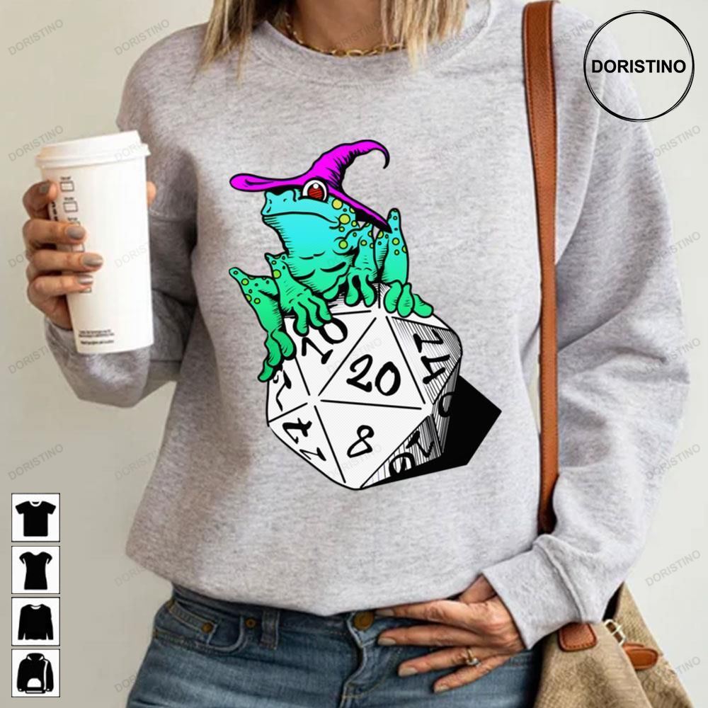 Dungens Nd Dragons Dice Wizard Frog Trending Style