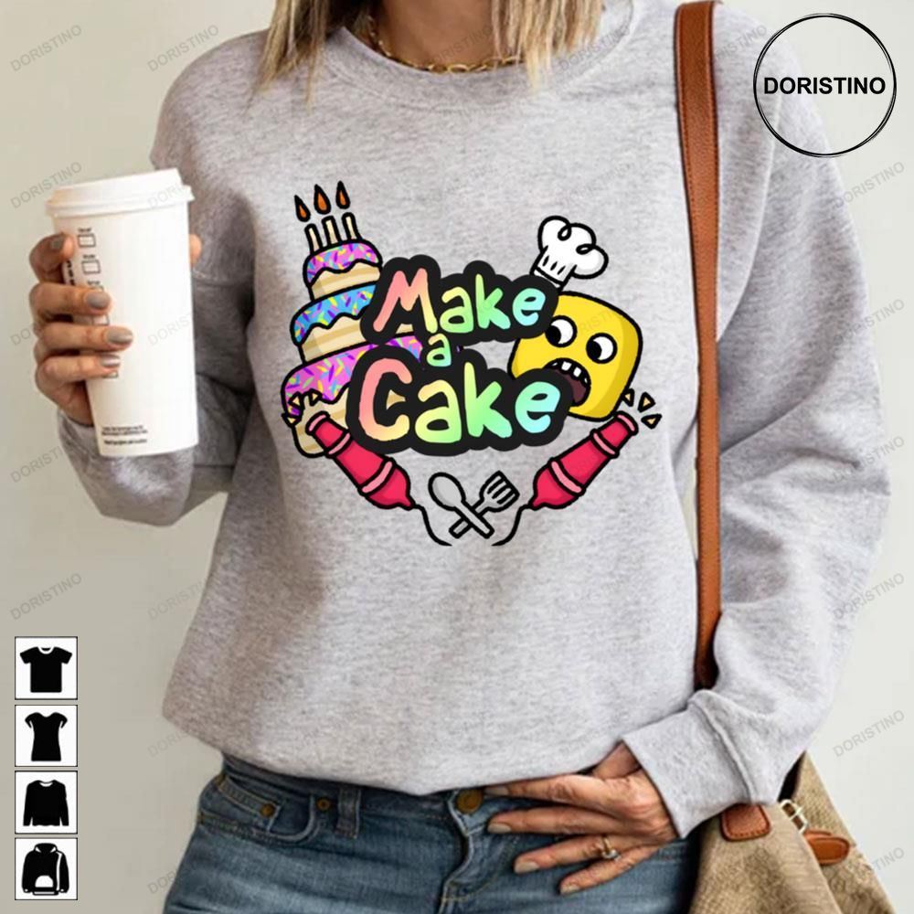 Funny Gaming Noob Make A Cake Limited Edition T-shirts