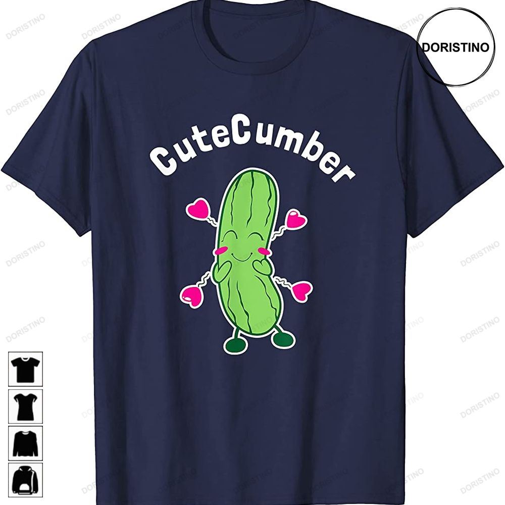 Cutecumber - Funny Valentines Day Cucumber Awesome Shirts