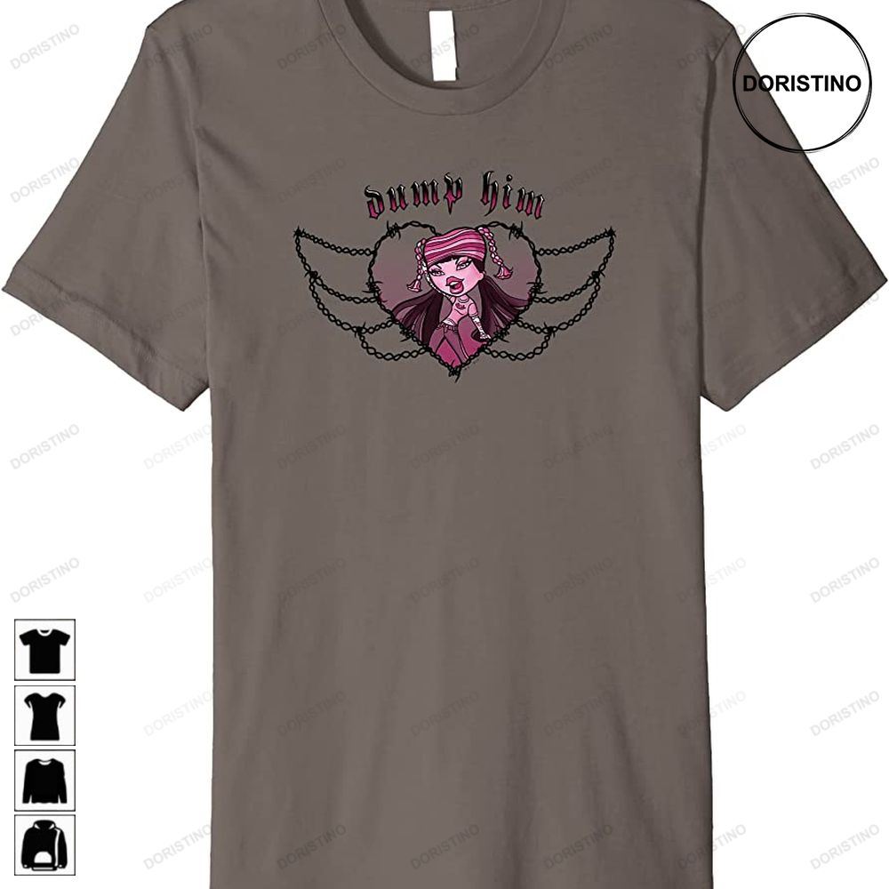 Dump Him Valentines Day Heart Premium Awesome Shirts