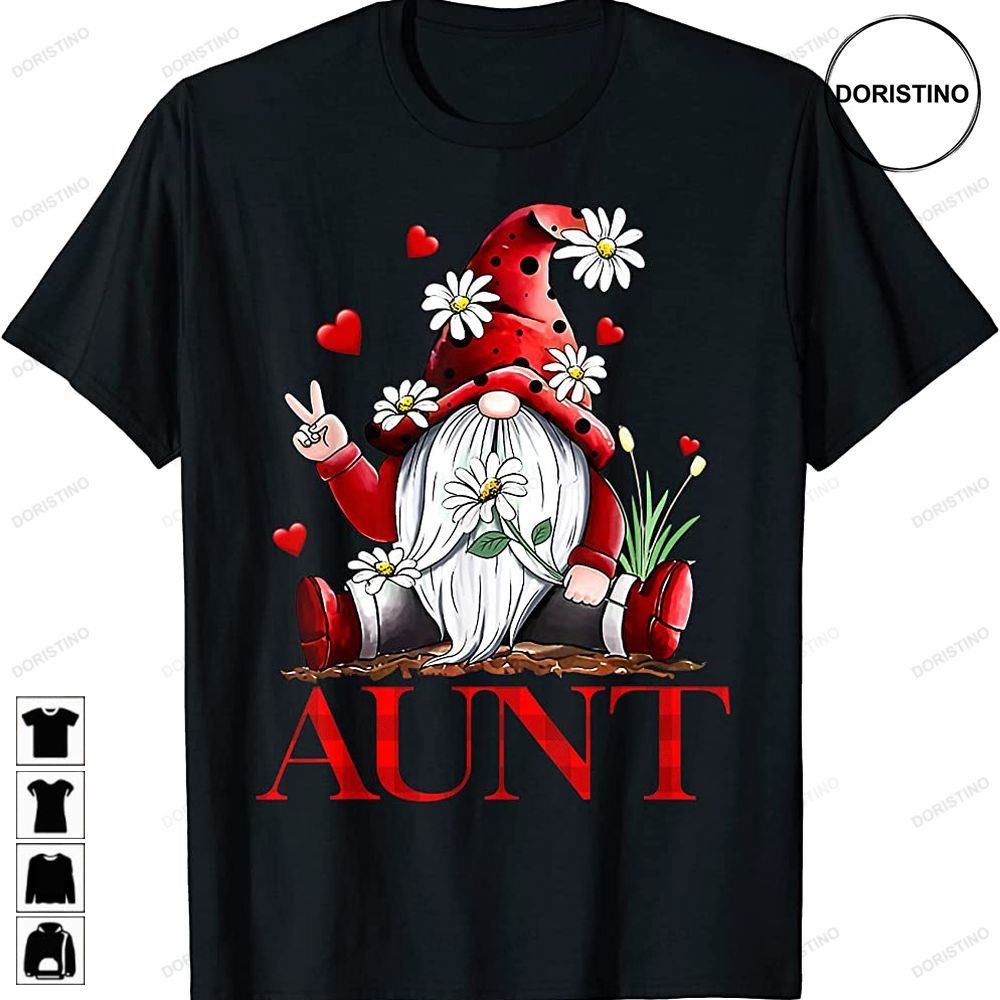 Funny Love Being Called Aunt Gnome Valentine Day Matching Trending Style